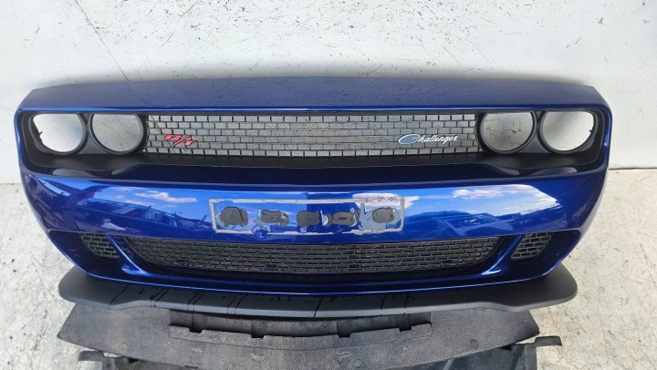 фото №6, Dodge challenger рестайлінг бампер передній перед решітка плита абсорбер