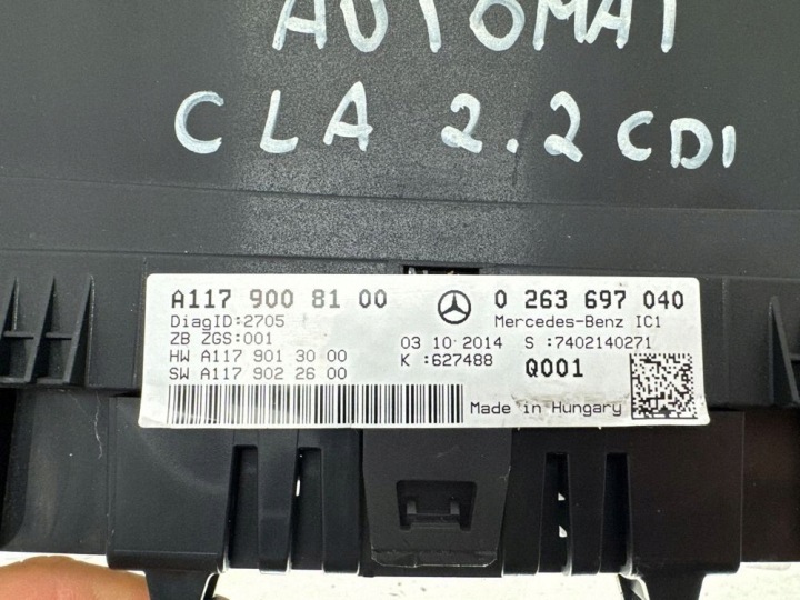 фото №8, Спідометр  a1179008100 mercedes-benz cla c117 x117 w117 оригінал