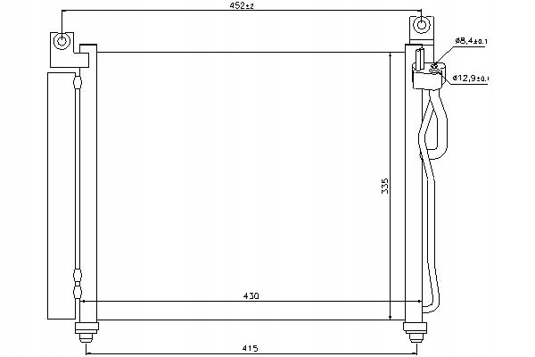 фото №11, Nissens радіаторів кондиціонера kia picanto 04- 1.0