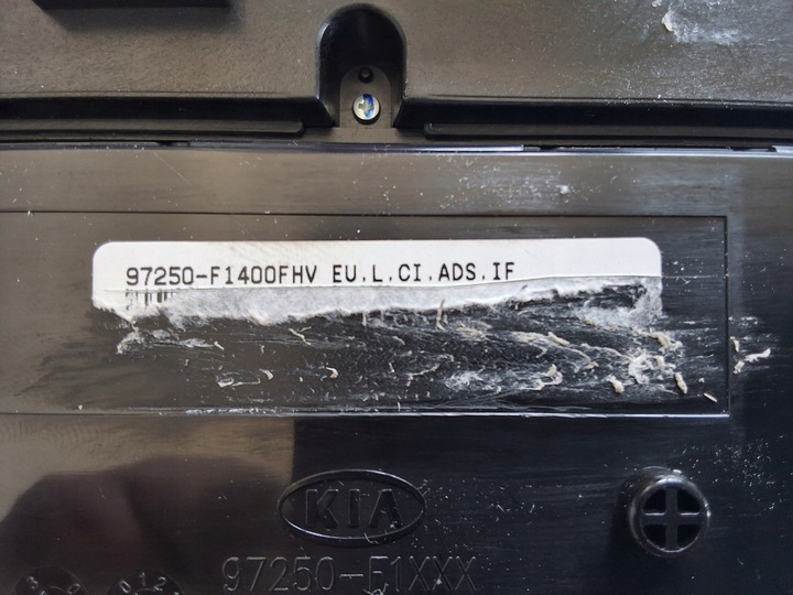 фото №7, Kia sportage iv панель управление кондиционера 97250-f1400