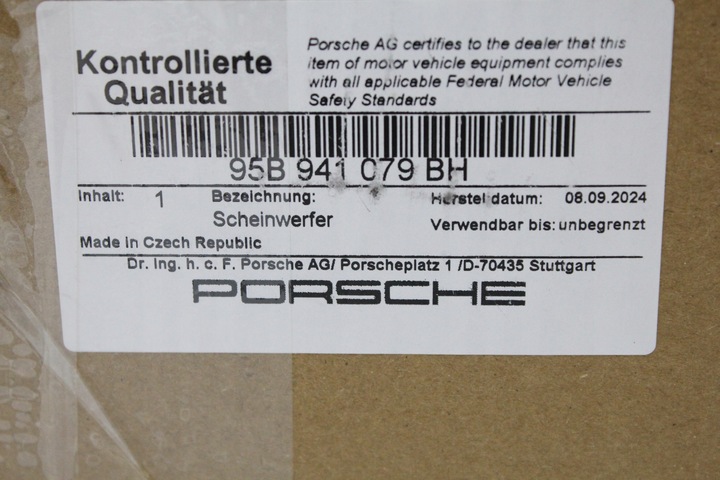 фото №16, Нове excl чорні лампи перед європа комплект porsche macan рестайлінг 95b