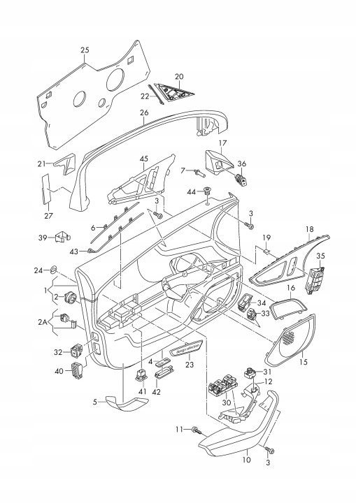фото №11, Рамка защита двери левые перед 4g0867609 audi a6 c7