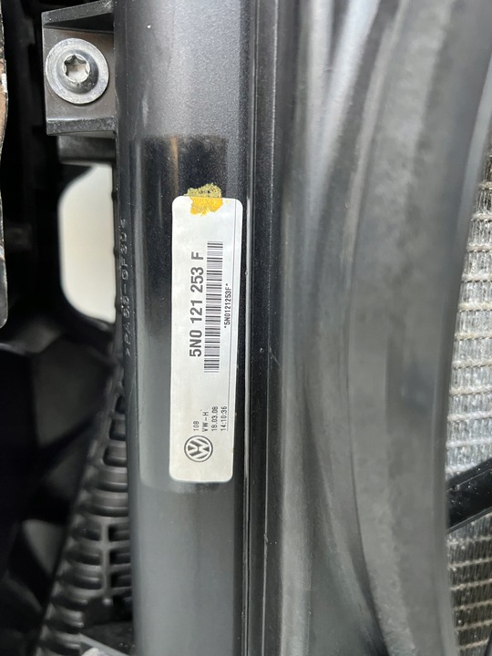 фото №13, Pas переднее радиатор vw volkswagen tiguan 5n0