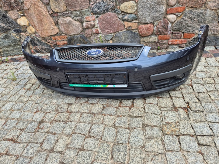 фото №8, Бампер перед передний ford c-max mk1 серый металлик противотуманка