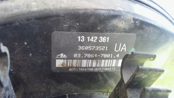 фото №10, Насос підсилювач opel zafira b 1.9 cdti 13142361 ua