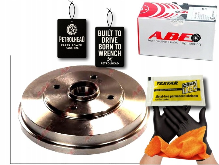 фото №1, Барабаны тормозные kia rio rio ii 1.3-1.6 08.00- abe #petrolhead pro+ kit10