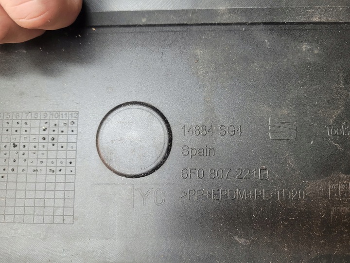 фото №8, Seat ibiza v 6f 17 бампер перед переднее 6f0807221d