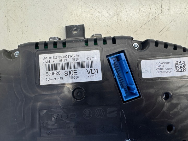 фото №6, Skoda fabia ii рестайлинг 1.2 tsi спидометр приборы 5j0920810e