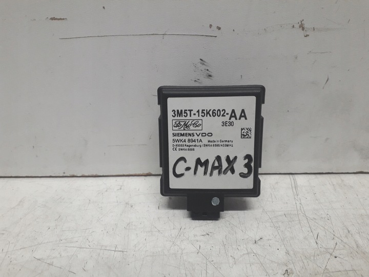 фото №16, Ford c-max 1 i 03-10 1.8 b набор стартовый иммобилайзер блок управления 3m5112a650gc