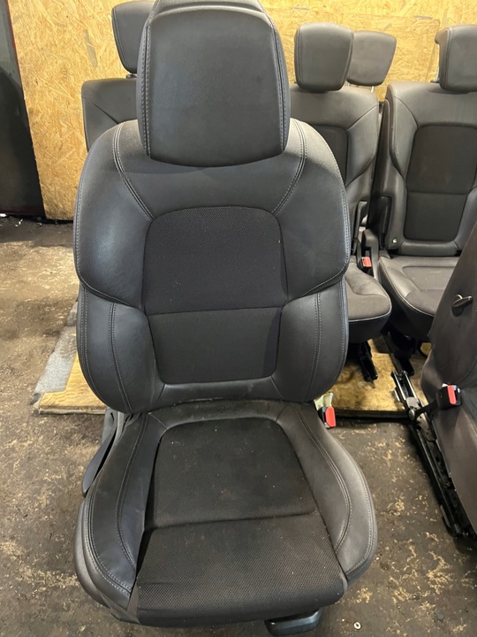 фото №3, Сидіння комплект сидінь обшивки 7 осіб renault espace v шкіра захист колонки