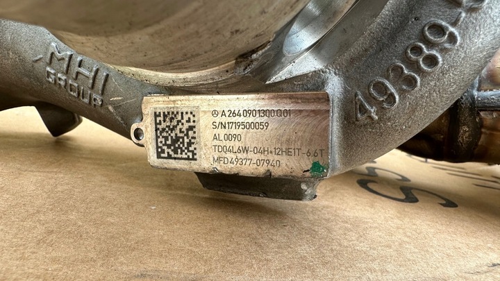 фото №9, Mercedes m264 2.0 бензин турбонагнітач турбіна turbo a2640901300