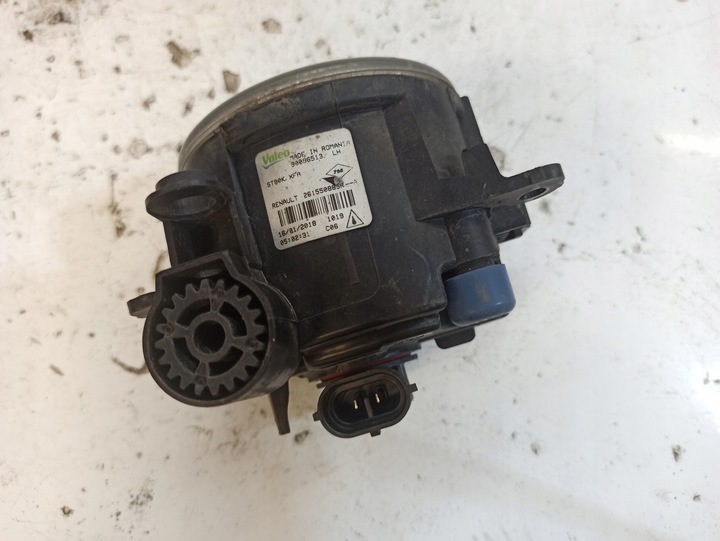 фото №12, Renault clio 4 iv рестайлинг галоген левый лампа противотуманная 261550885r