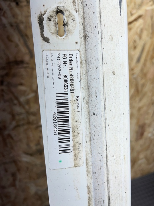 фото №10, Планка пороговая накладка bmw g30 g31 a300 альпийский белый левая