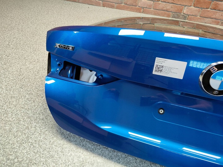 фото №11, Bmw 4 i4 g26 крышка багажника зад задняя камера цвет portimao синий c31