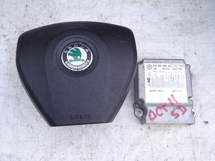 фото №12, Панель консоль подушки ремені датчик skoda octavia ii 2 1z0 04-09 1z1857007