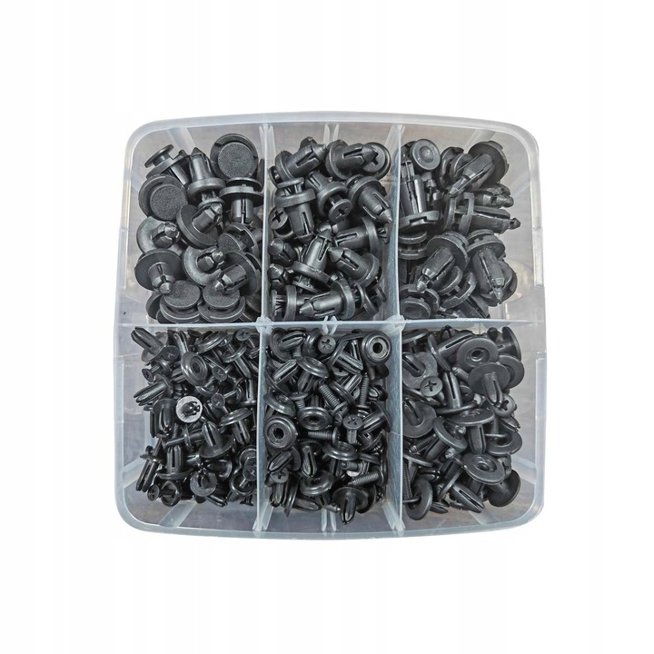 фото №14, Застібки кліпси кліпси rozporowe автомобільні do оббивка 620 szt міцний набір