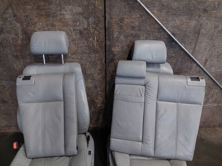 фото №7, Комплект сидений l/p перед + диван + обшивки bmw e39 рестайлинг komfortsitze łamane