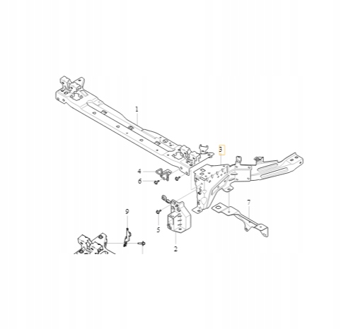 фото №15, Праве кронштейн окуляр ременя перед volvo ex40 xc40 2018- c40 oem номер 32377056