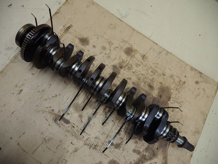 фото №16, Wał колінчастий bmw e46 e39 2,0i m52tu b20 m52 вкладиші