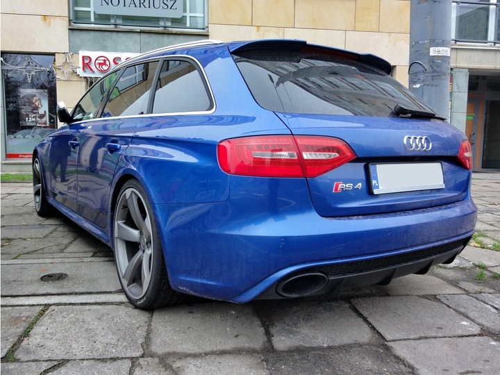 фото №9, Audi a4 b8 універсал спойлер na кришка багажника rs вигляд чорний блиск з abs-u 2008-2015r
