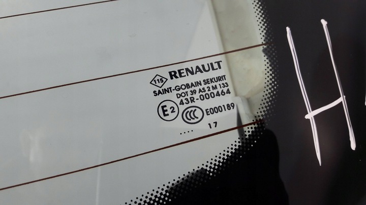 фото №7, Renault scenic iv задняя крышка багажника 2017 h114