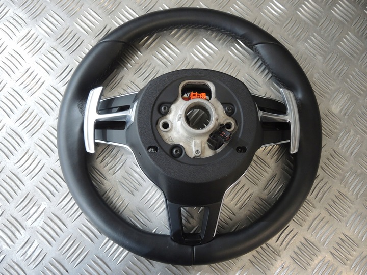 фото №6, Porsche macan 95b рестайлінг кермо шкіра мультифункція з підігрівом