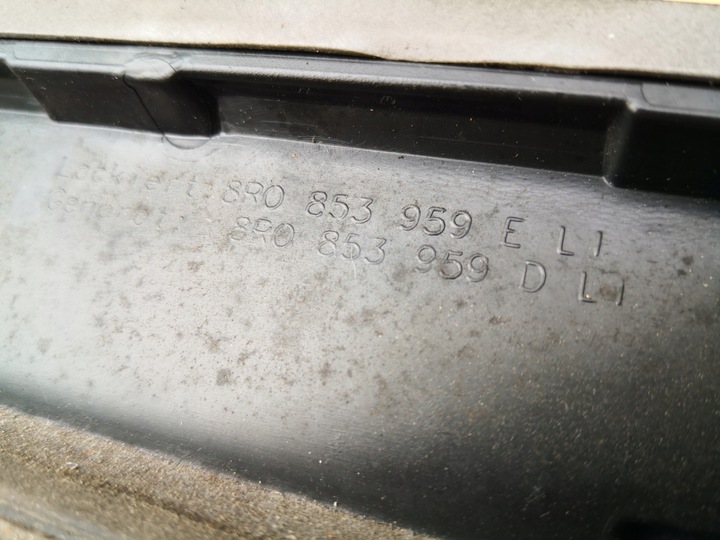 фото №11, Audi q5 8r0 рестайлінг 12- планка двері лівий перед 959e