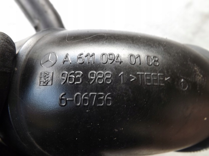 фото №6, Mercedes c класс w203 2.2 cdi шланг труба шланг воздуховод воздуха a6110160681