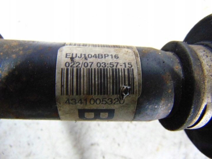 фото №6, Піввісь права toyota corolla verso ii 2.2 d4d 4341005320