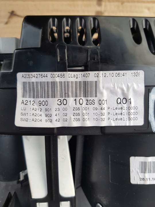 фото №6, Спидометр приборы mercedes w212 a2129003010