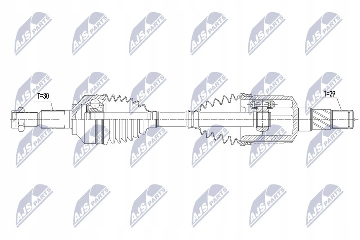 фото №2, Npw-ch-114 nty піввісь привідна tesla модель 3 17- /p
