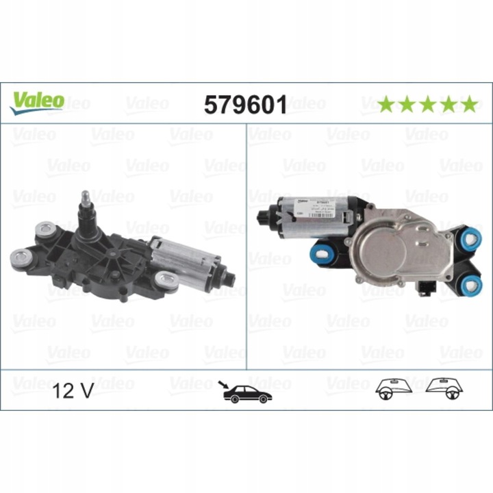 фото №12, Valeo 579601 - двигун двірник / volvo