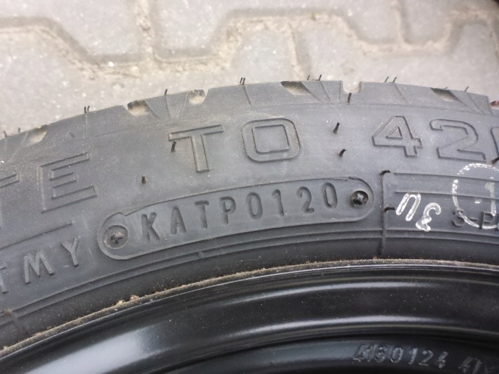 фото №11, Toyota yaris iii 11- докатне колесо (докатка) запасне докатка оригінал