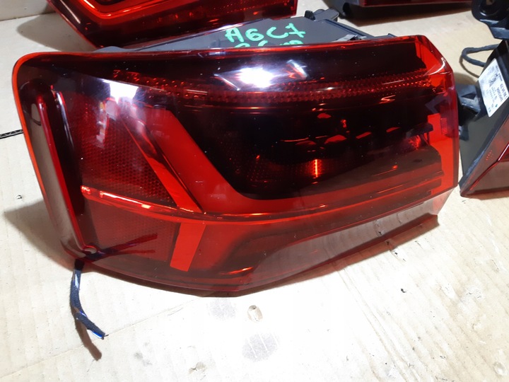 фото №12, Audi a6 c7 рестайлінг sedan лампи лампа ліва права led зад комплект темне