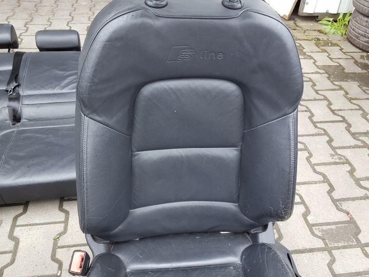 фото №11, Audi a3 8p s-line сиденья кожаные диван 5d