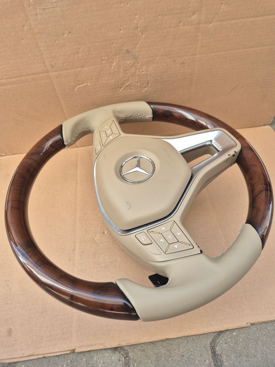 фото №9, Комплектна дерев'яна кермо mercedes cls w218 e w212 w204 glk sl ml w166