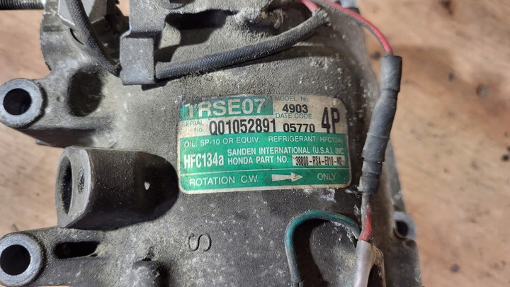 фото №4, Компресор кондиціонера honda civic viii 8 ufo hb 5d 1,8 38800-rsa-e010-m2