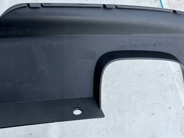 фото №15, Bmw f10/f11m-pakiet дифузор бампера зад чорний