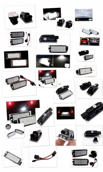 фото №16, Лампочки світлодіодні led номерного знака реєстраційний renault megane ii 2002-2008