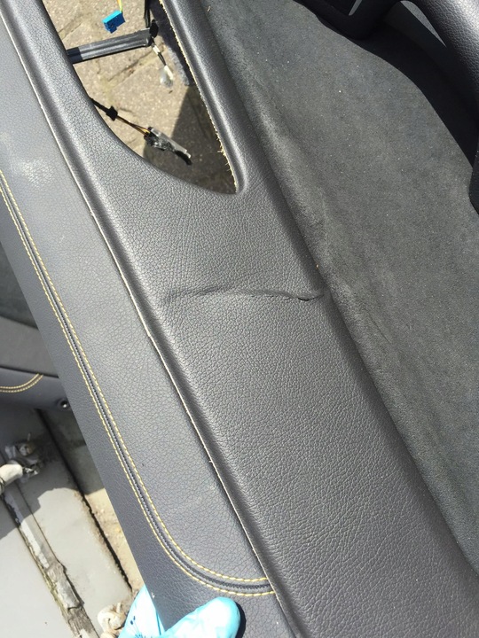 фото №4, Mercedes cla 45 amg w117 боковина дверь обивка shooting break