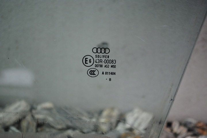 фото №3, Скло двері лівий перед audi a6 c6 avant