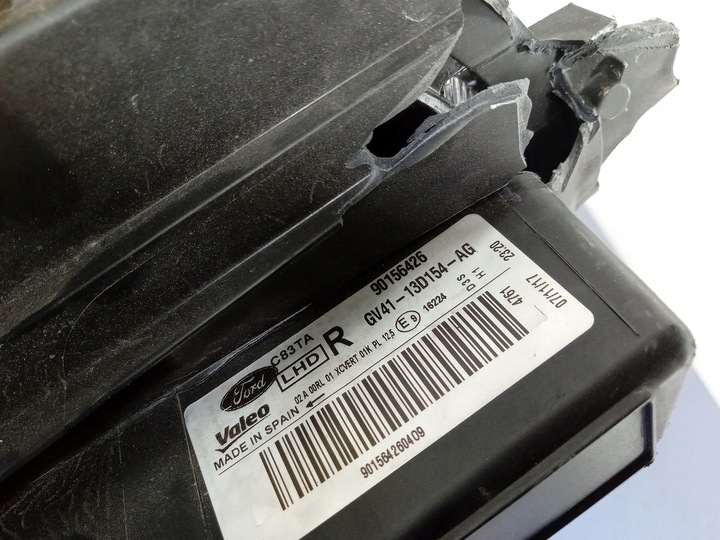 фото №7, Ford kuga ii mk2 рестайлінг фара правий лампа eu