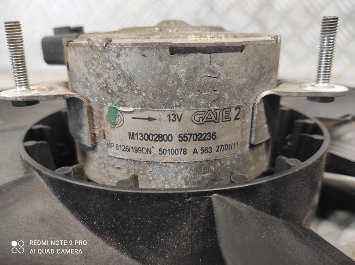 фото №9, Вентилятор вентилятор радіатор 55702236 opel corsa d 1.3 cdti