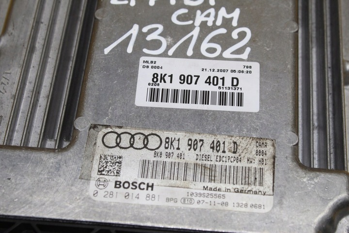 фото №5, Комп'ютер двигуна a4 b8 2.7 tdi 8k1907401d cam