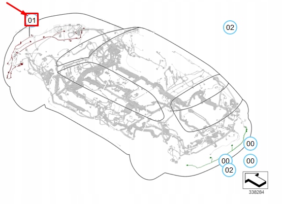 фото №9, Bmw x5 f15 передній трубка  pdc 61129355472 9355472 оригінальна запчастина