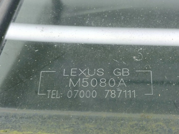 фото №7, Lexus rx 330 - 350 - 400h 2005 ліва сторона скло кузова двері задніх