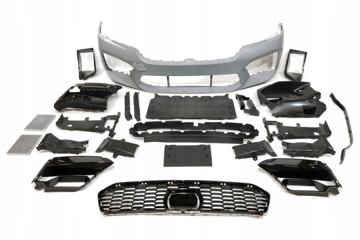 фото №10, Bmw g30 m5 bodykit вигляд f90 дорестайлінг na рестайлінг передній бампер лампи