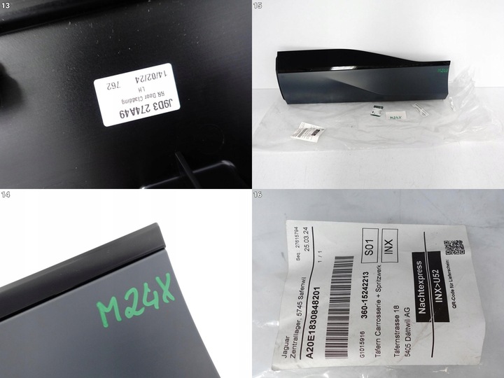 фото №11, Jaguar i-pace x590 18- нижняя планка защита дверь левая зад оригинальная