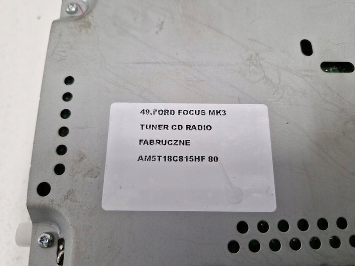фото №9, Ford c-max ii mk2 focus iii mk3 тюнер cd радио заводские am5t-18c815-hf