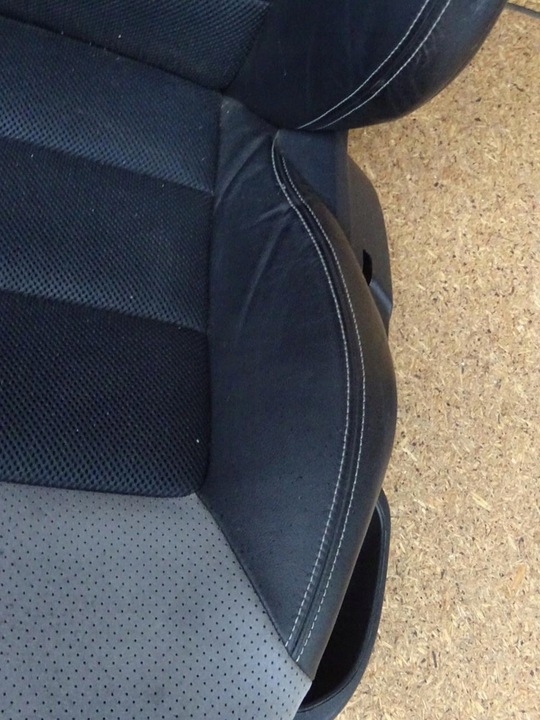 фото №9, Skoda octavia ii vrs рестайлінг 08-13 сидіння лівий перед переднє шкіра алькантара